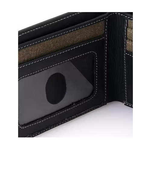Crossland Genuine Leather With Solid Pockets Wallet For Men - Olive Black