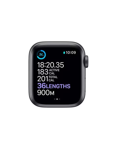 Apple Smart Watch SE 2021 GPS 40mm Aluminum Case With Sport Band Midnight - Black