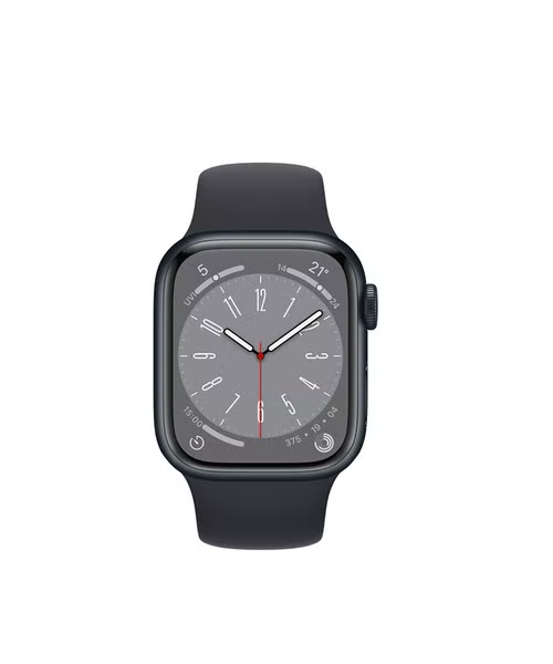 Apple Smart Watch Series 8 GPS 45mm Aluminium Case With Sport Band - Black