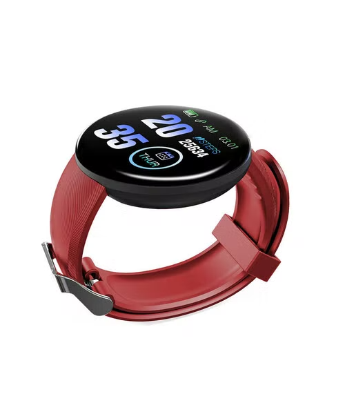 D18 Smart Watch Elegant Shape - Red