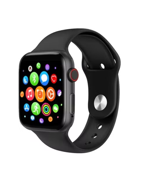 T55 Smart Watch Series 5 With Replaceable Strap - Black