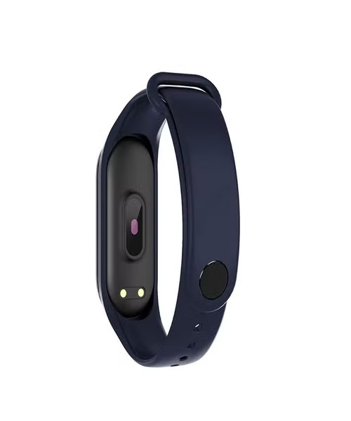 M5 Smart Watch Touch Screen Compatible with Android and Ios - Navy