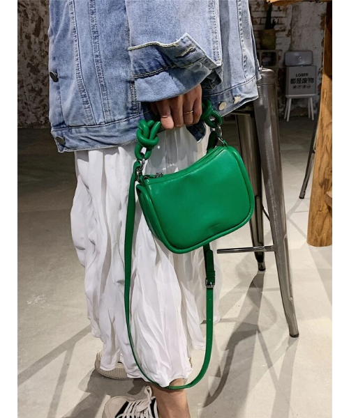 Flap Shoulder Bag Solid For Women - Green