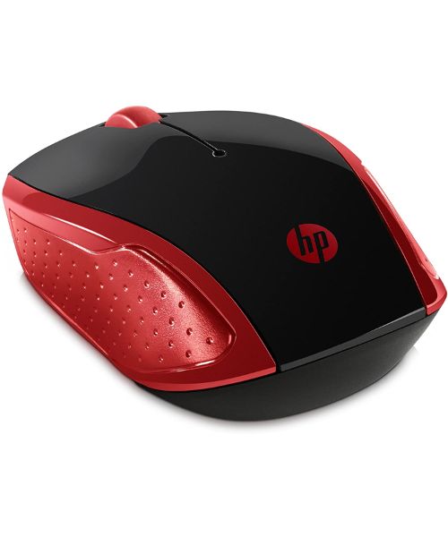 Hp Wireless Mouse ‎2Hu82Aa#Abb Wireless Optical Mouse Multi Use 2.4G Wireless - Black Red