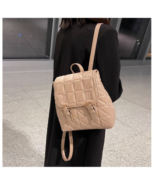 Fashion Backpack Solid For Women - Beige