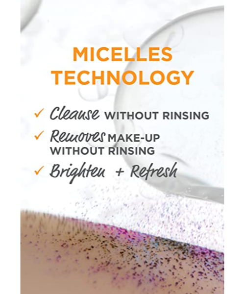 Garnier SkinActive Micellar Water Removes make-up For Face Eye Lip Vitamin C - 100 ml