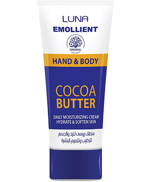 Luna Emollient Hand Body Moisturizing Cream With Cocoa Butter - 75 gm