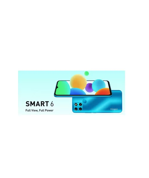 Infinix Smart 6 Dual SIM 4G LTE 64 GB 3 GB Smart Phone - Heart Of Ocean X657B