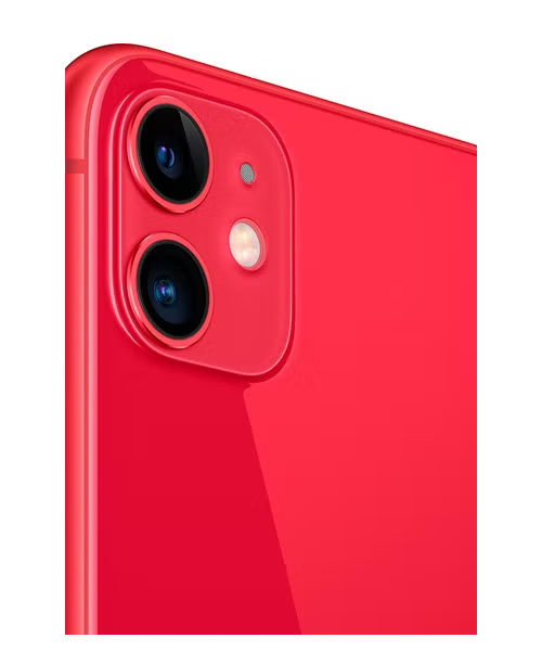 موبايل ذكي ايفون 11 4G مزدوج الشريحة 64 جيجابايت 4 جيجابايت من أبل - أحمر