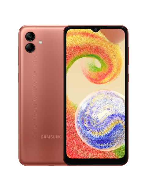 Samsung Galaxy A04 Dual SIM 4G LTE 64 GB 4 GB Smart Phone - Copper SM-A045F/DS
