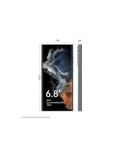 Samsung Galaxy S22 Ultra 5G Single SIM 5G 256 GB 12 GB Smart Phone - Black SM-S908B-BK-256