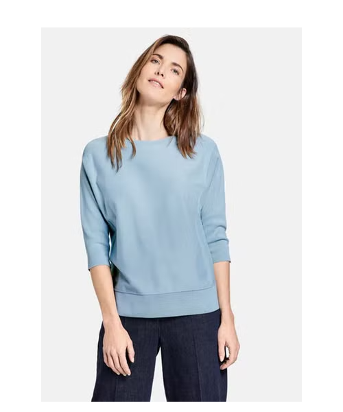 Gerry Weber Three Sleeve Neck Sweatshirt for - Light Blue