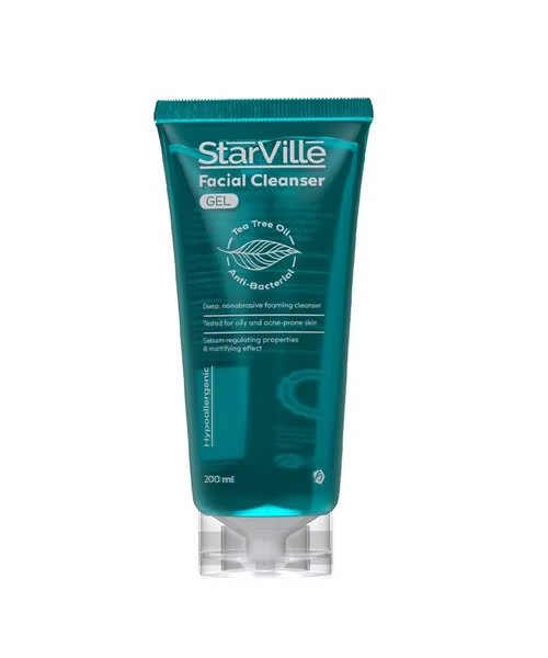 Starville Face Wash For Oily And Mixed Skin Anti-Bacterial And Acne With Tea Tree Extract 200 Ml