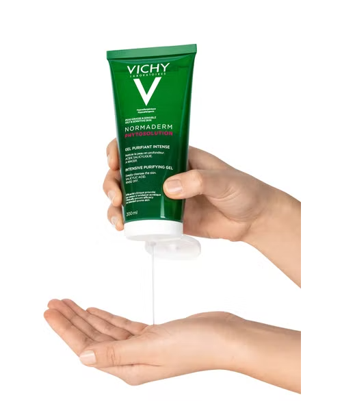 Vichy Normaderm Phytosolution Face Wash For Oily Skin With Zinc Extract And Probiotics 200 Ml