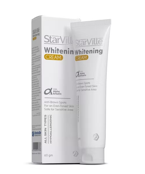 Starville Whitening Face Cream For All Skin Types With Licorice Extract And Vitamin C 60 Grams