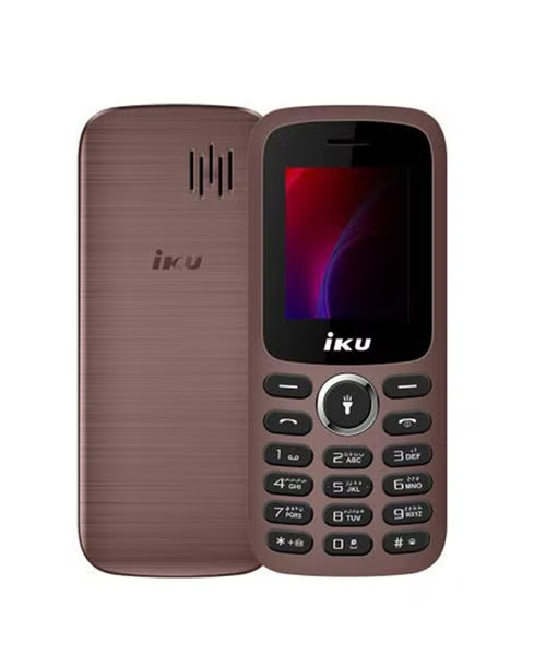 IKU Dual SIM Internal Memory 32 MB Network GSM 1.8 Inch Screen Mobile Phone - Brown S1-mini-Brown