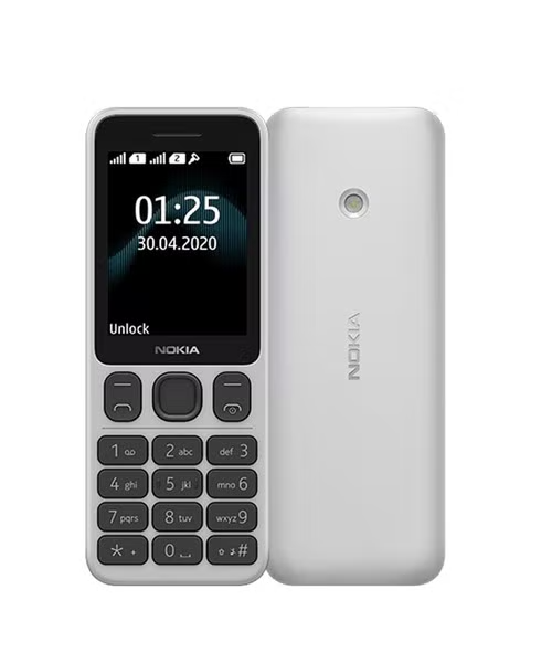 Nokia Single SIM Internal Memory 4 MB Network GSM 2.4 Inch Screen Mobile Phone - White 125