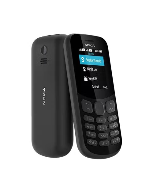 هاتف خلوي بشريحتين و ذاكرة داخلية 8 ميجابايت شاشة 1.8 انش شبكة جي اس ام من نوكيا - اسود Nokia 130