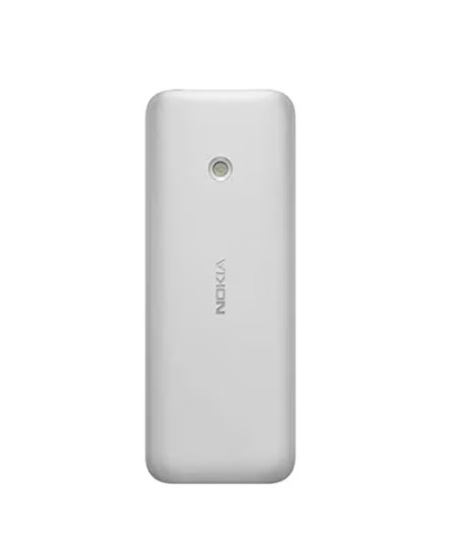 Nokia Single SIM Internal Memory 4 MB Network GSM 2.4 Inch Screen Mobile Phone - White 125