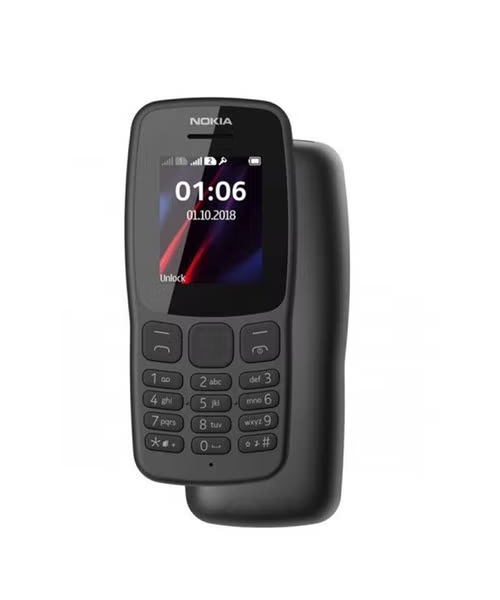 Nokia Dual SIM Internal Memory 4 MB Network GSM 1.8 Inch Screen Mobile Phone - Dark Grey Nokia 106