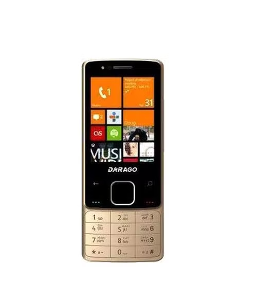 Darago Dual SIM Internal Memory 16 MB Network GSM 2.8 Inch Screen Mobile Phone - Gold F18