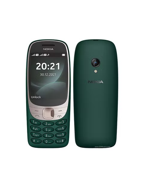 Nokia Dual SIM Internal Memory 16 MB Network GSM 2.8 Inch Screen Mobile Phone - Dark Green 6310-2G8MB Network16MB Networkdrkgreen-ME