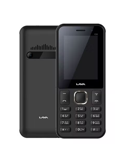 Lava Dual SIM Internal Memory 32 MB Network GSM 2.4 Inch Screen Mobile Phone - Black C22