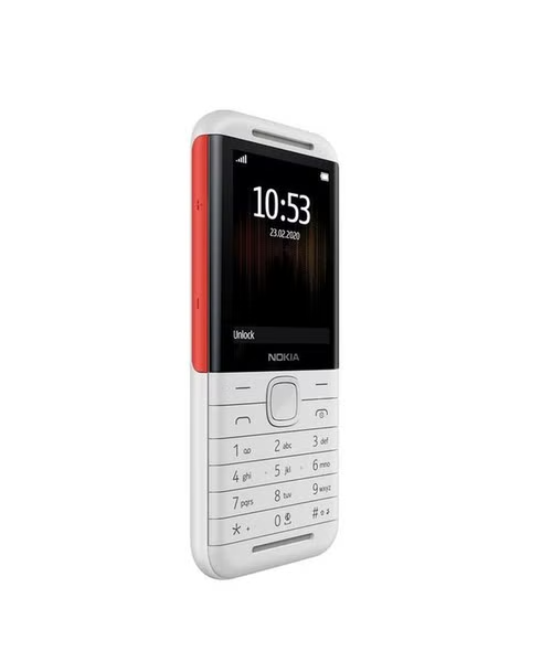 Nokia Dual SIM Internal Memory 16 MB Network GSM 2.4 Inch Screen Mobile Phone - White Red 5310