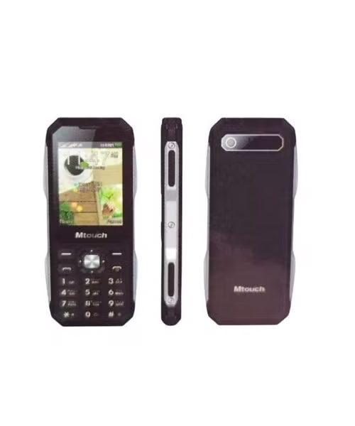 Mtouch Dual SIM Internal Memory 512 MB Network GSM 2.4 Inch Screen Mobile Phone - Black E60