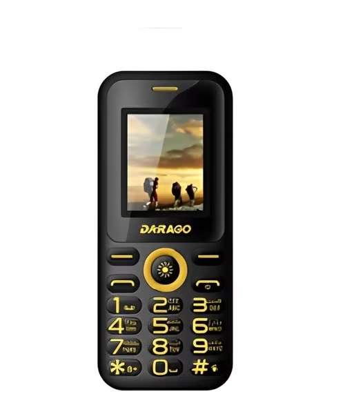 Darago Dual SIM Internal Memory 32 MB Network 2G 1.7 Inch Screen Mobile Phone - Black D30