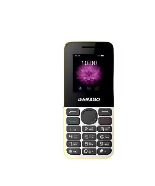 Darago Dual SIM Internal Memory 32 MB Network 2G 1.7 Inch Screen Mobile Phone - White F16