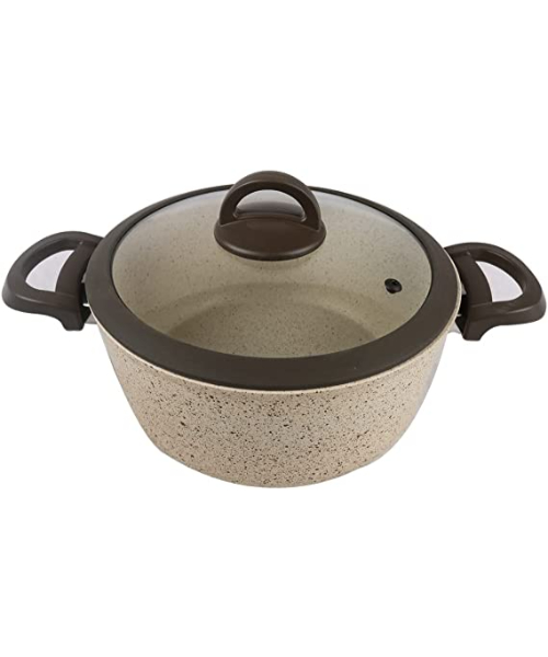 Cookin Aboud Granite Cooking Pot 20 cm - Beige