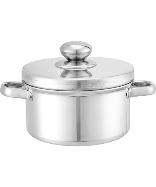 El Zenouki Aluminium Cooking Pot 26 cm - Silver