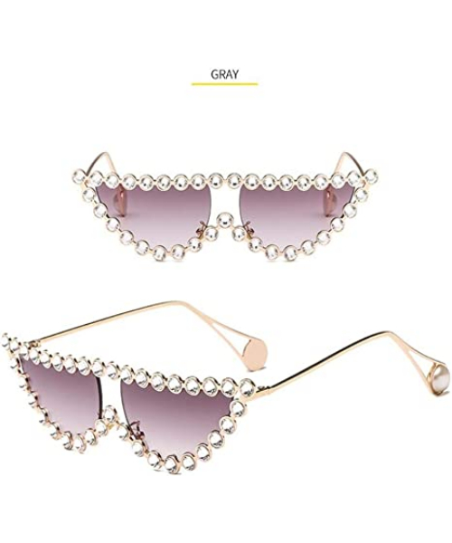Frame Cat Eye Sunglasses Fashion For Women - Grey