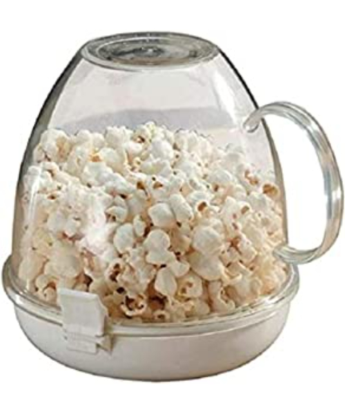 Popcorn Maker In The Microwave Within 2 Minutes - White 