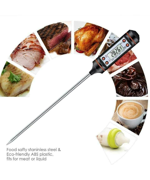 Kitchen Food Baking Digital Thermometer Electronic Probe Type Liquid  Thermometer