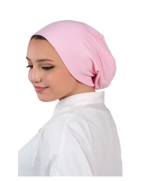 Fatah Seamless Solid Bandana for Women - Rose