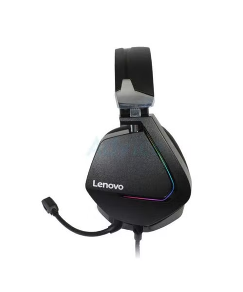 Lenovo H402 On Ear Gaming Wired Microphone Headphone - Black