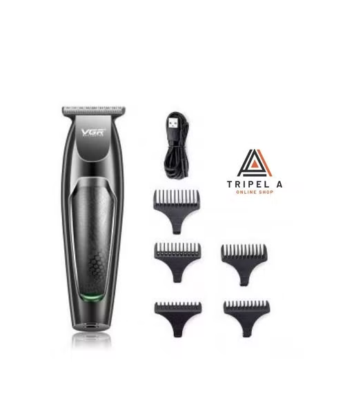 VGR Dry Electric Hair Clipper Rechargeable For Men - Black -030