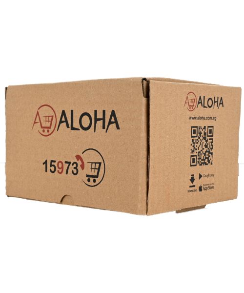 Aloha Shipping Box Small Size 11 Cm X 20 Cm Hard Paper Set Of 25 Pcs - Beige