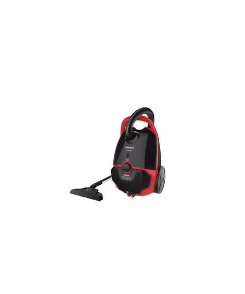 TORNADO 1600 W 3.5 Liter Electric Vacuum Cleaner - ‎Black Red TVC-1600M