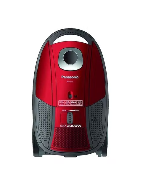 Panasonic Deluxe Series 1900 W 6 Liter Filter Electric Vacuum Cleaner - Red Black MC-CG711