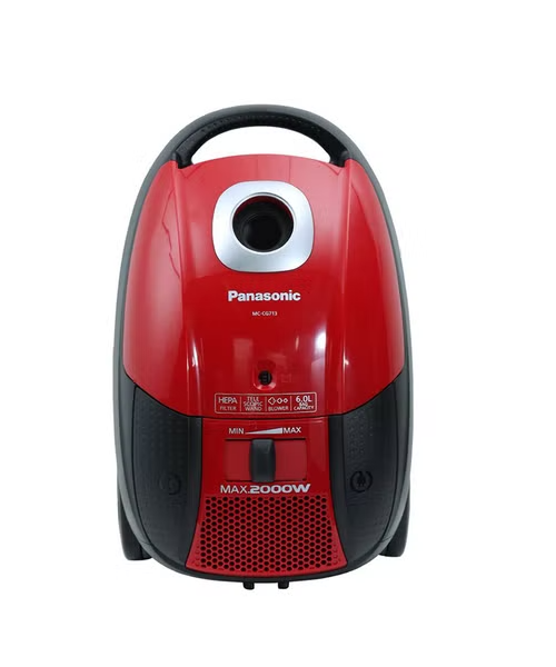 Panasonic 2000 W 4 Liter Filter Electric Vacuum Cleaner - Red Black MCCG713R