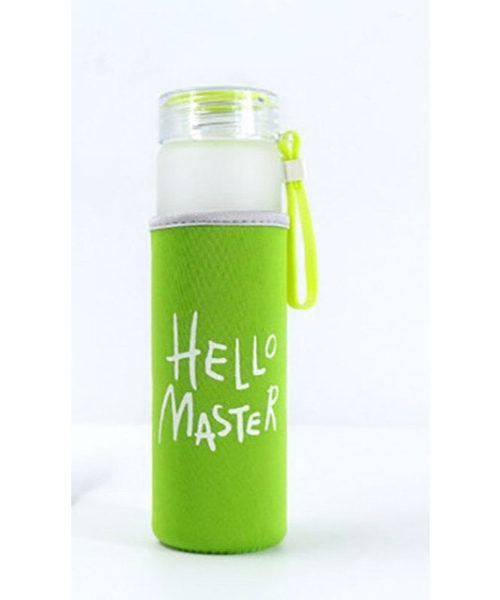 زجاجة مياه هالو ماستر اخضر فاتح  -  500 مل