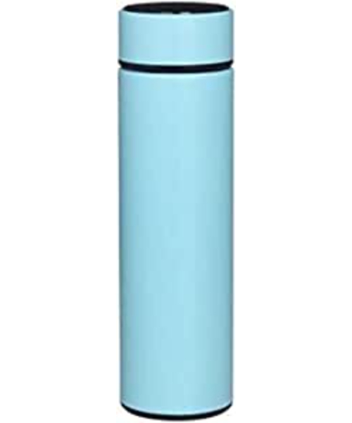 Thermal Mug Flask Healthy Stainless Steel 304 Digital Touch  500 Ml - Light Blue