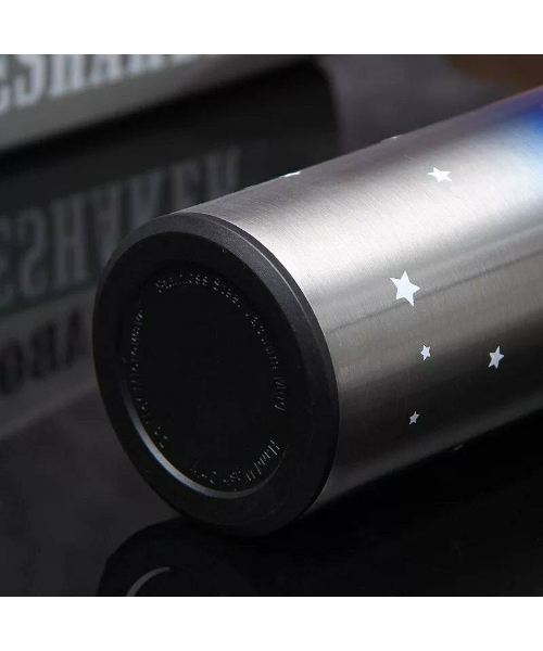 Thermal Mug Flask Stars Healthy Stainless Steel 304 Digital Touch  500 Ml -  Blue Silver