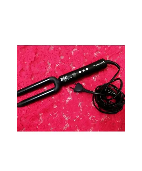 Remington Corded Electric Pearl Pro Hair Curler Thermal Brushes For Women - Black CI9522 