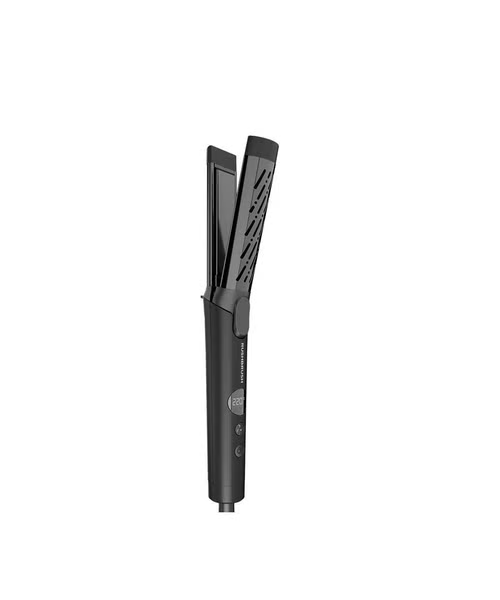 Rush Brush Corded Electric C1 Cool Curler Black Titanium Plates 220C For Women - Black RB-C1Cool 