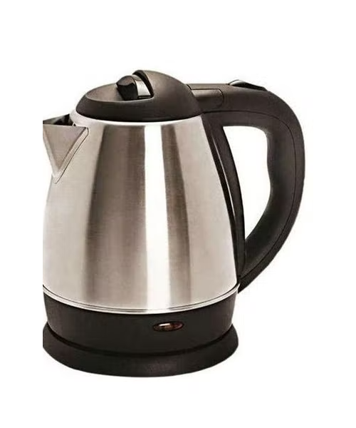 City Stainless Steel 1.5 Liter Moving Base Electric Kettle - Silver Black 2725614840573