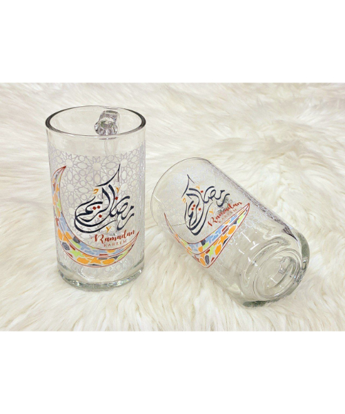 Printed Tumbler Glass, 400Ml